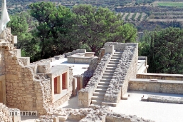 Minoischer Palast Phaestos, Kreta 1993, Analogfoto