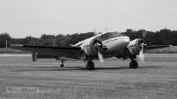 N45SK, Beech C-45H Expeditor Baujahr des Flugzeuges 1942, hier in Bienenfarm 2024